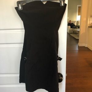 Guess Black Strapless Dress